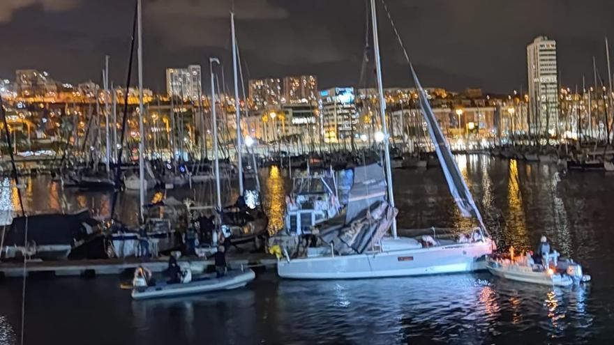 Salvamento Marítimo traslada el velero 'Poppy' a Las Palmas de Gran Canaria tras fallecer uno de sus tripulantes