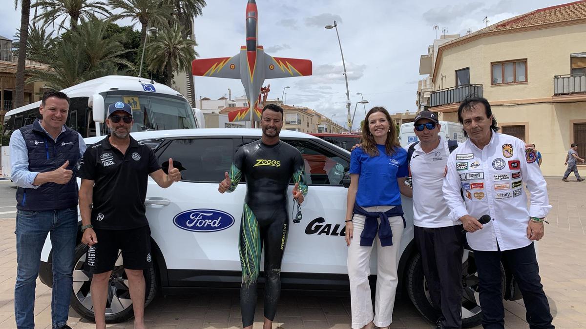 Alberto Lorente, a su llegada a Santiago de la Ribera