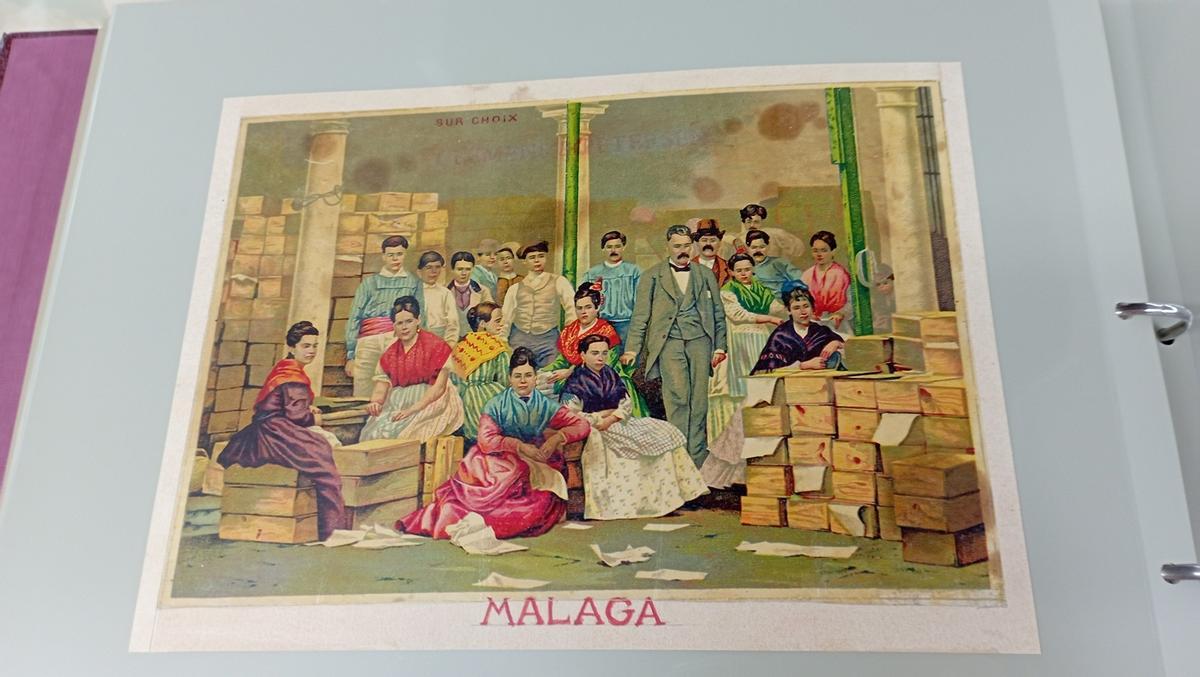 Litografía coloreada de la casa Rein y Cía; del archivo de Andrés Sanz.