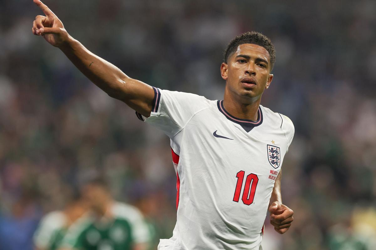 Bellingham, celebrando uno de sus goles