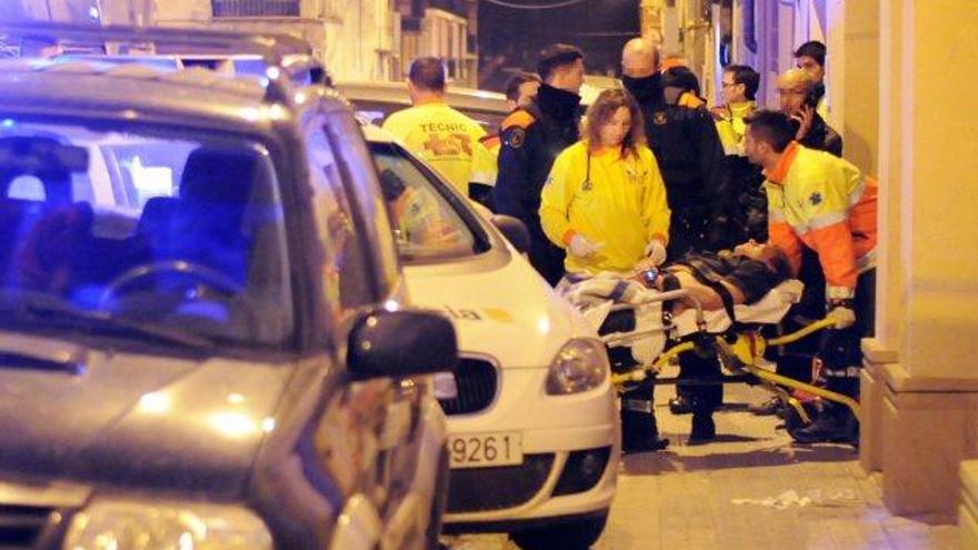 El condemnat, Cyprich, a la llitera, el febrer del 2014, quan va haver de ser sedat després d&#039;agredir 8 mossos