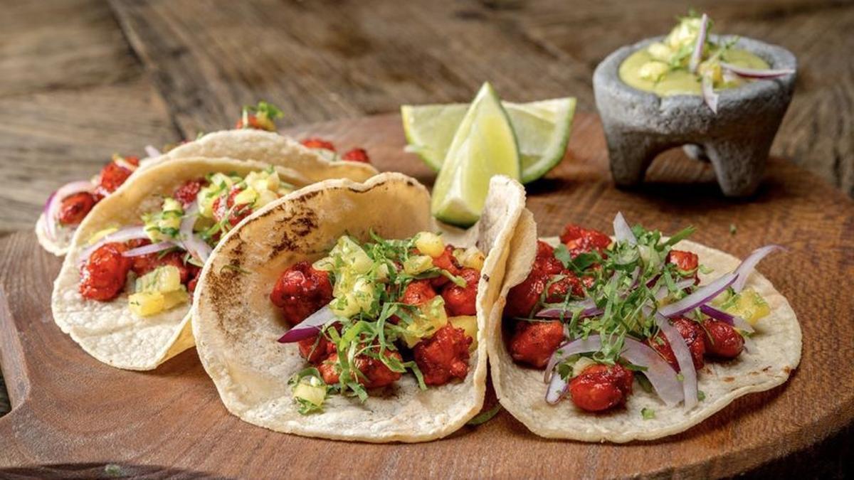 Los tacos al pastor del restaurante Tepic.