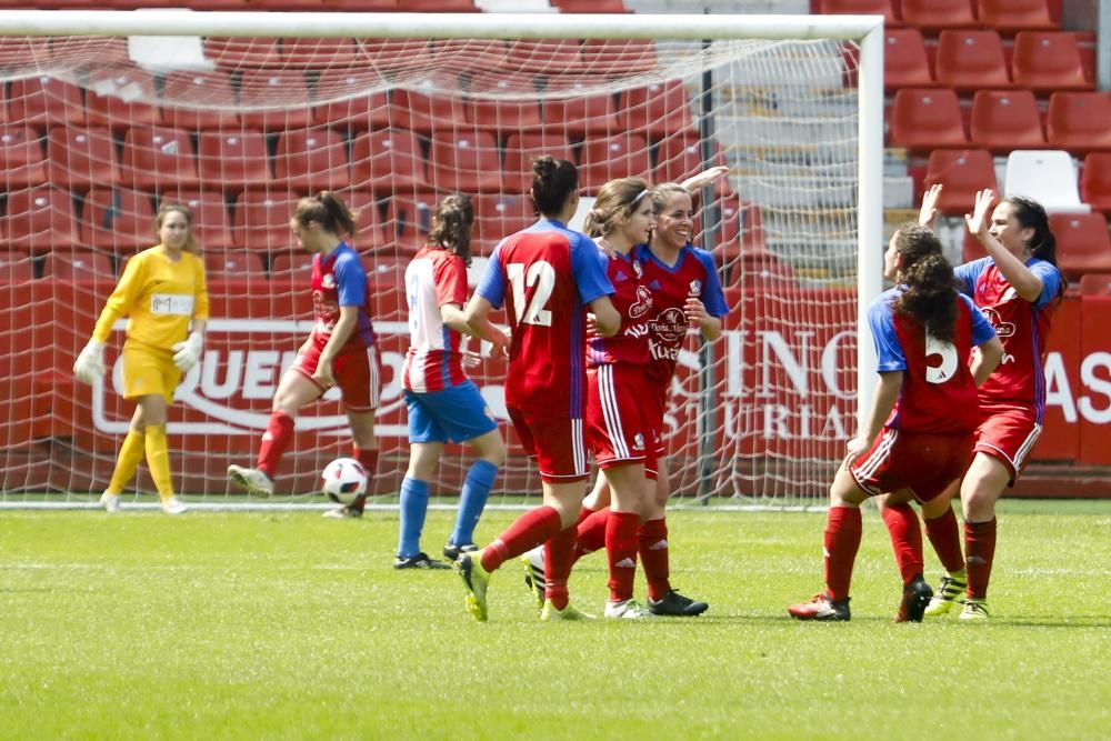 El derbi femenino de Gijón, en imágenes