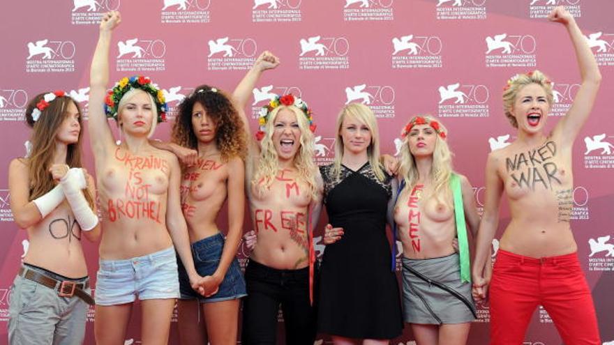 Las Femen revolucionan Venecia