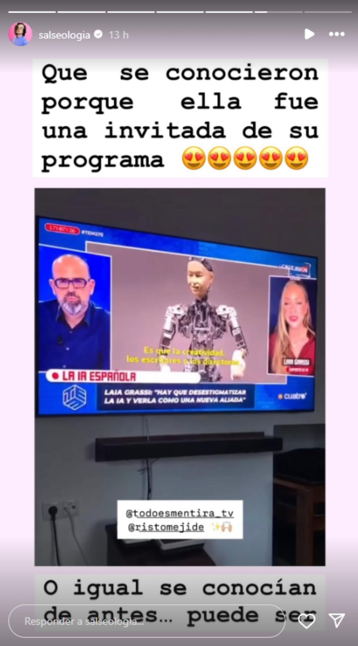 Risto Mejide y Laia Grassi en 'Todo es mentira'
