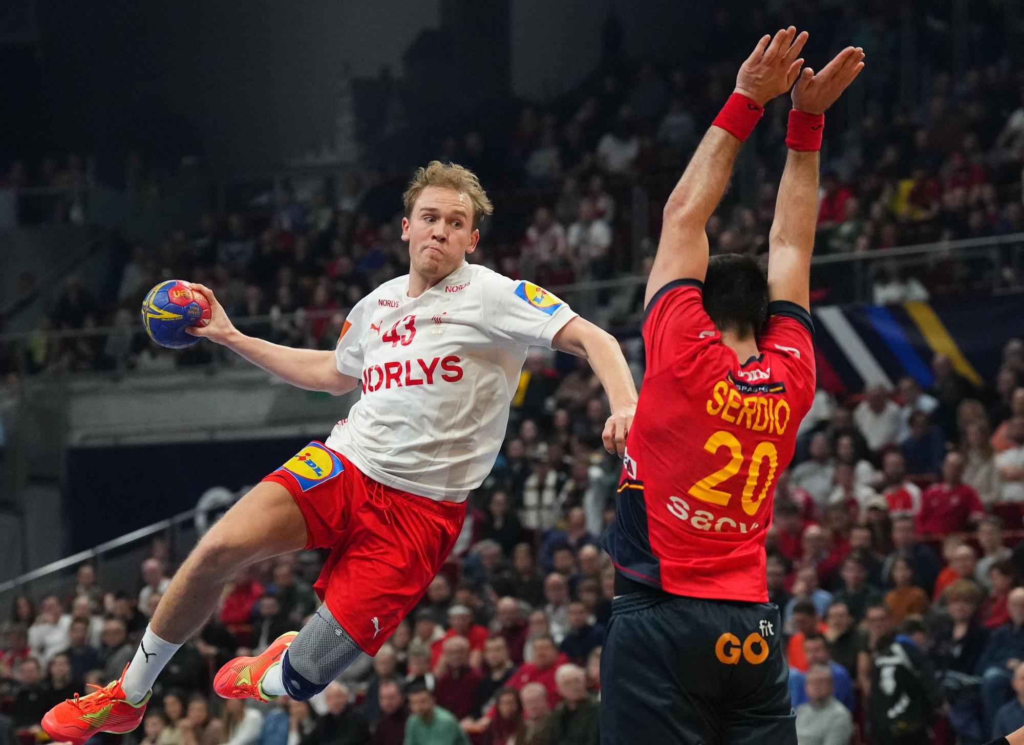 Semifinal del Mundial de balonmano 2023 entre España y Dinamarca