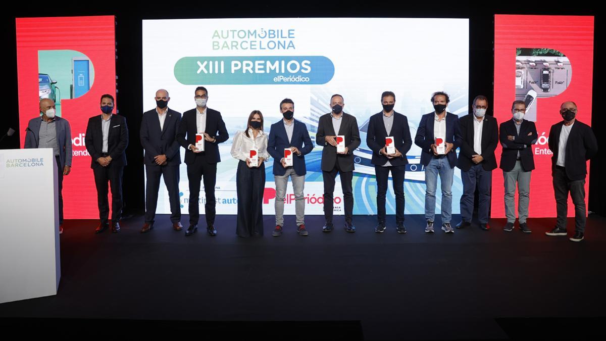 Galardonados y ponentes con los Premios Automobile Barcelona by El Periódico