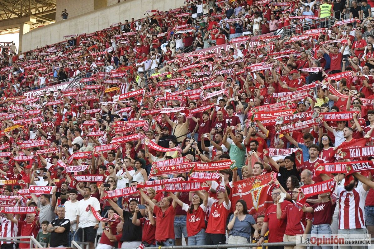 Así fue el encuentro del play off del Real Murcia y el Nástic en la lucha por el ascenso