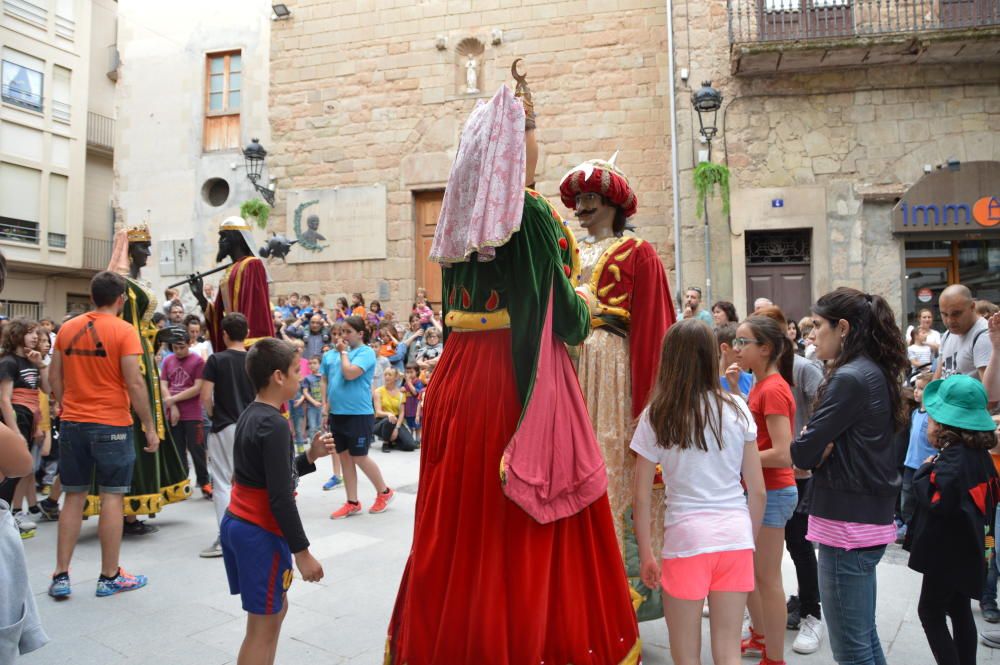 La Patum Infantil ambienta el centre de Berga amb