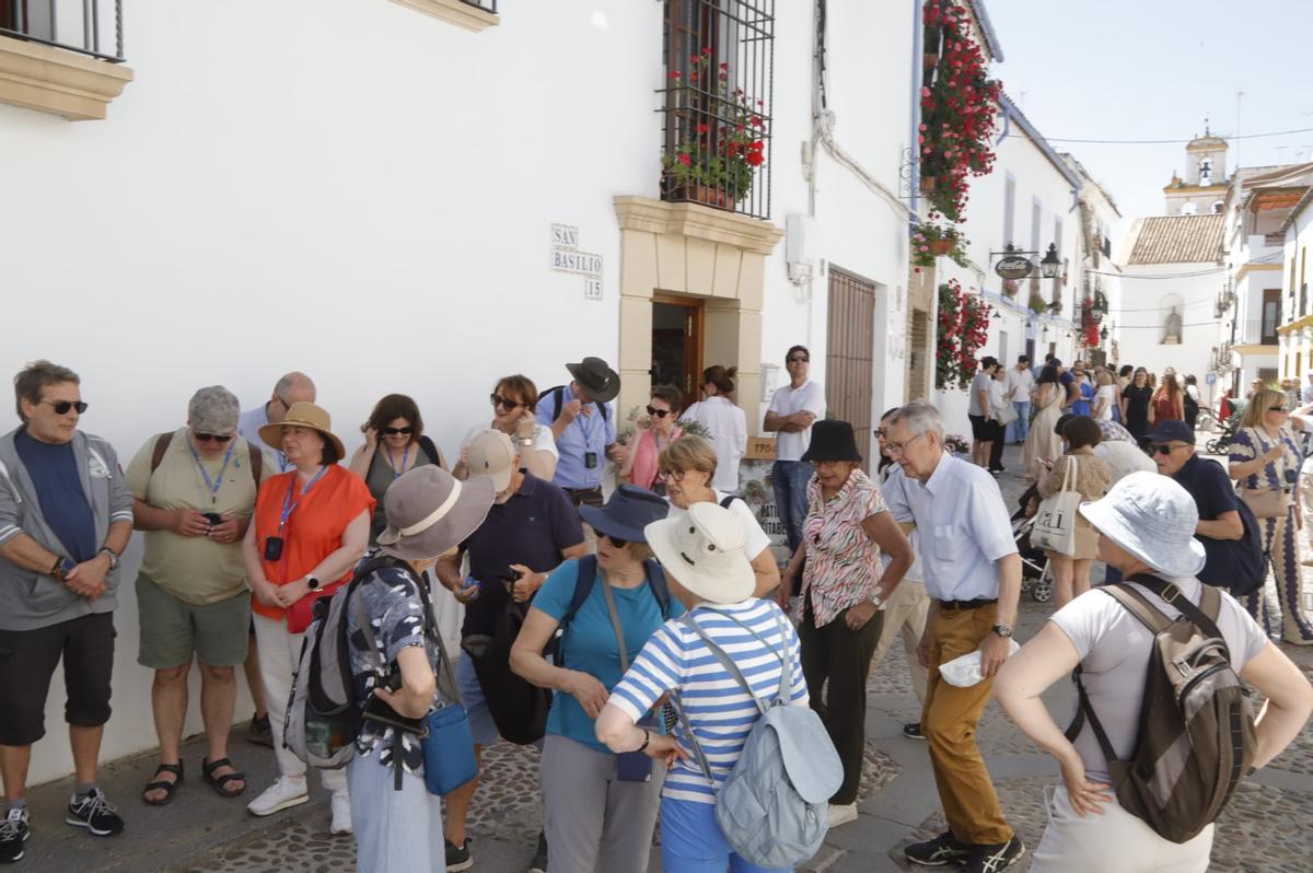 Ambiente en San Basilio este viernes para entrar en los patios.
