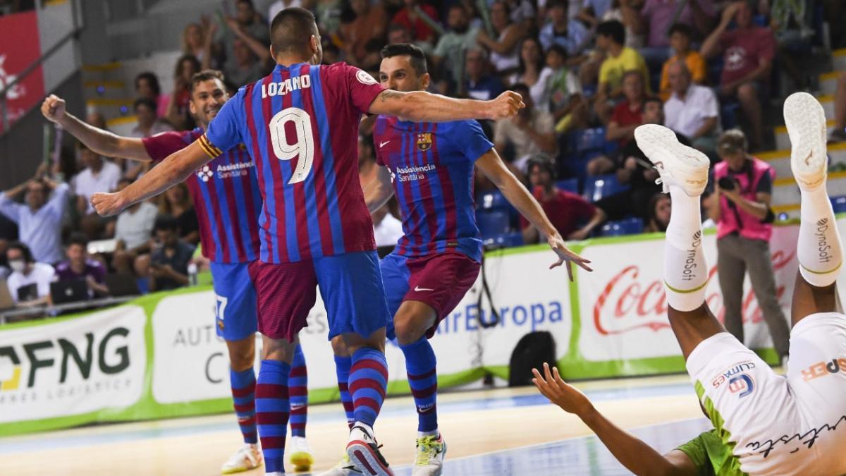 El Barça revalidó el título liguero a lo grande El Barça revalidó el título liguero a lo grande