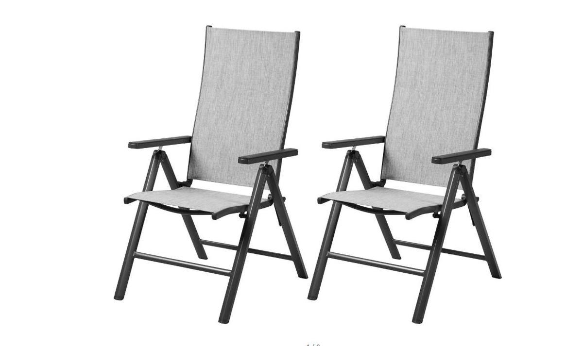 Mañana se esperan colas kilométricas para conseguir el juego de 2 sillones de respaldo alto de aluminio plegable más barato del mercado: desde una postura erguida hasta una cómoda posición reclinada