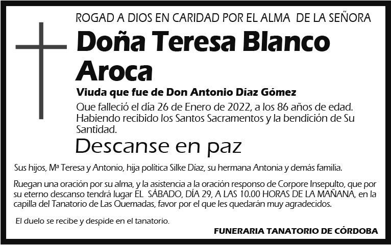 Teresa Blanco Aroca