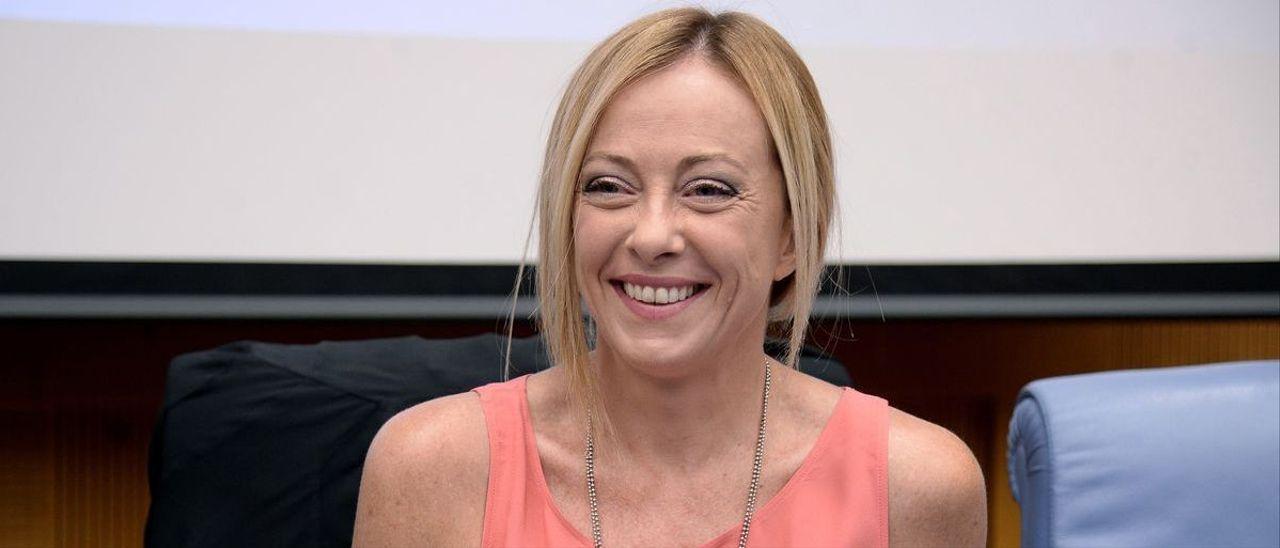 Giorgia Meloni, líder del partido Hermanos de Italia.