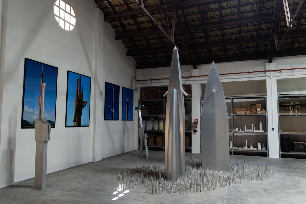 Valencia. VLC. Miquel Navarro en su estudio museo en Mislata