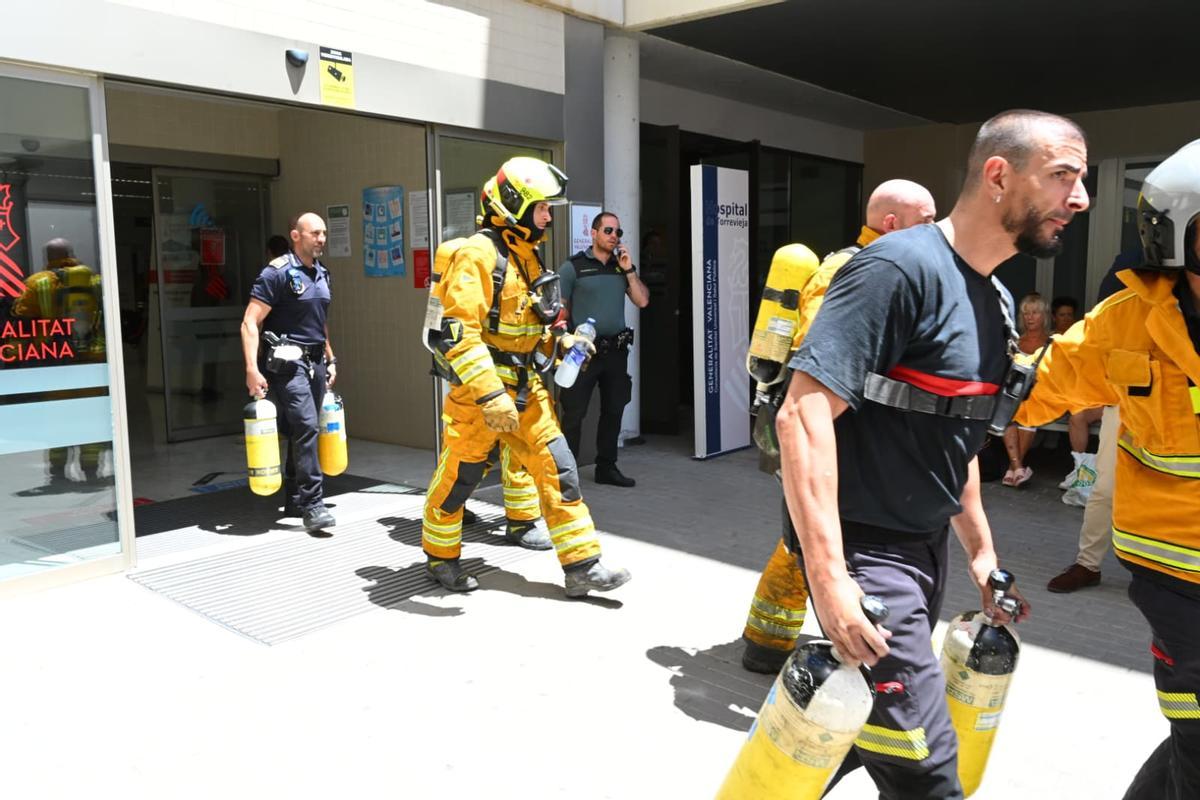 Incendio en el Hospital de Torrevieja