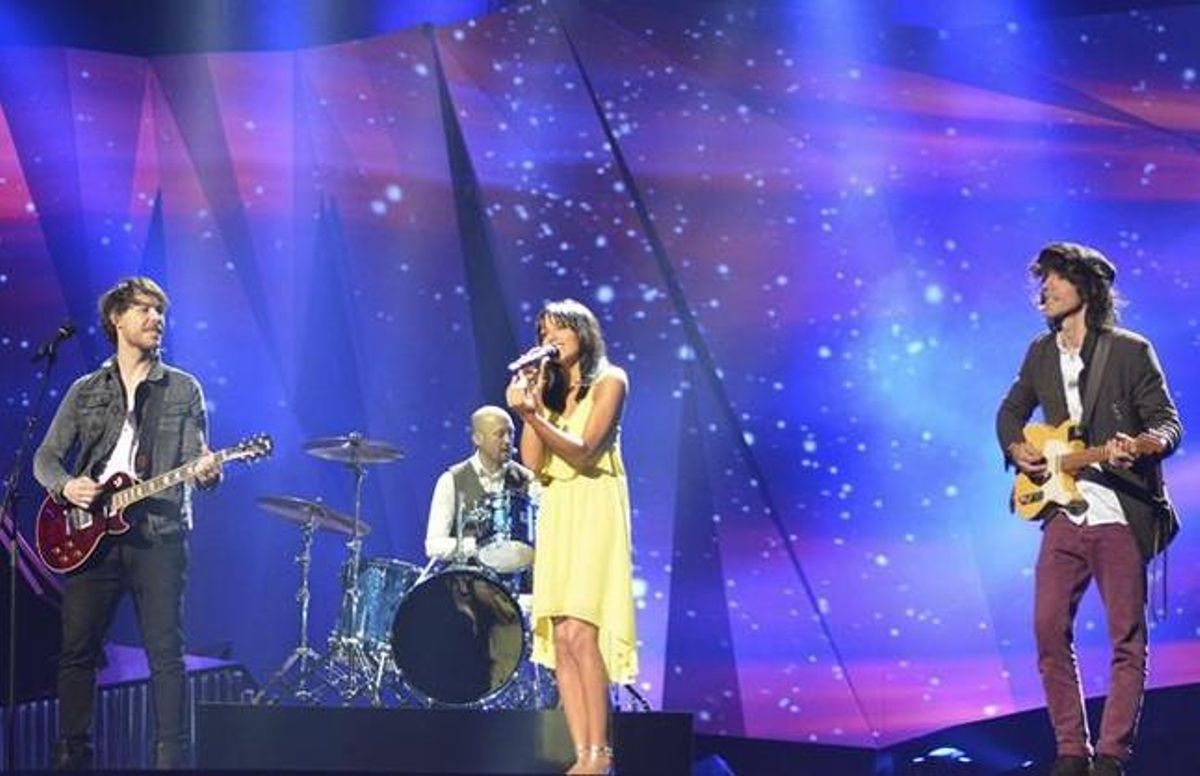 El Sueño de Morfeo, durant un assaig del Festival d’Eurovision, a Malmö. El Sueño de Morfeo, durant un assaig del Festival d’Eurovision, a Malmö.