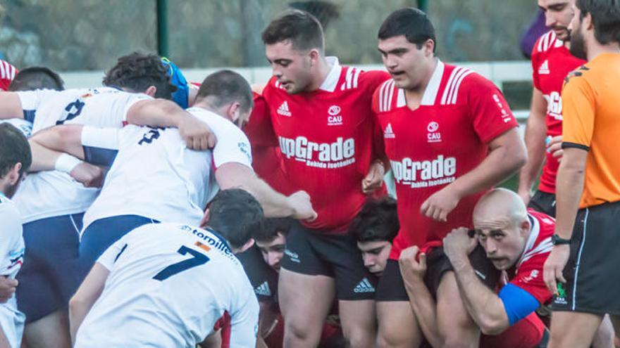 Imagen del partido de ayer entre el Bantierra Fénix Zaragoza y el CAU Valencia.