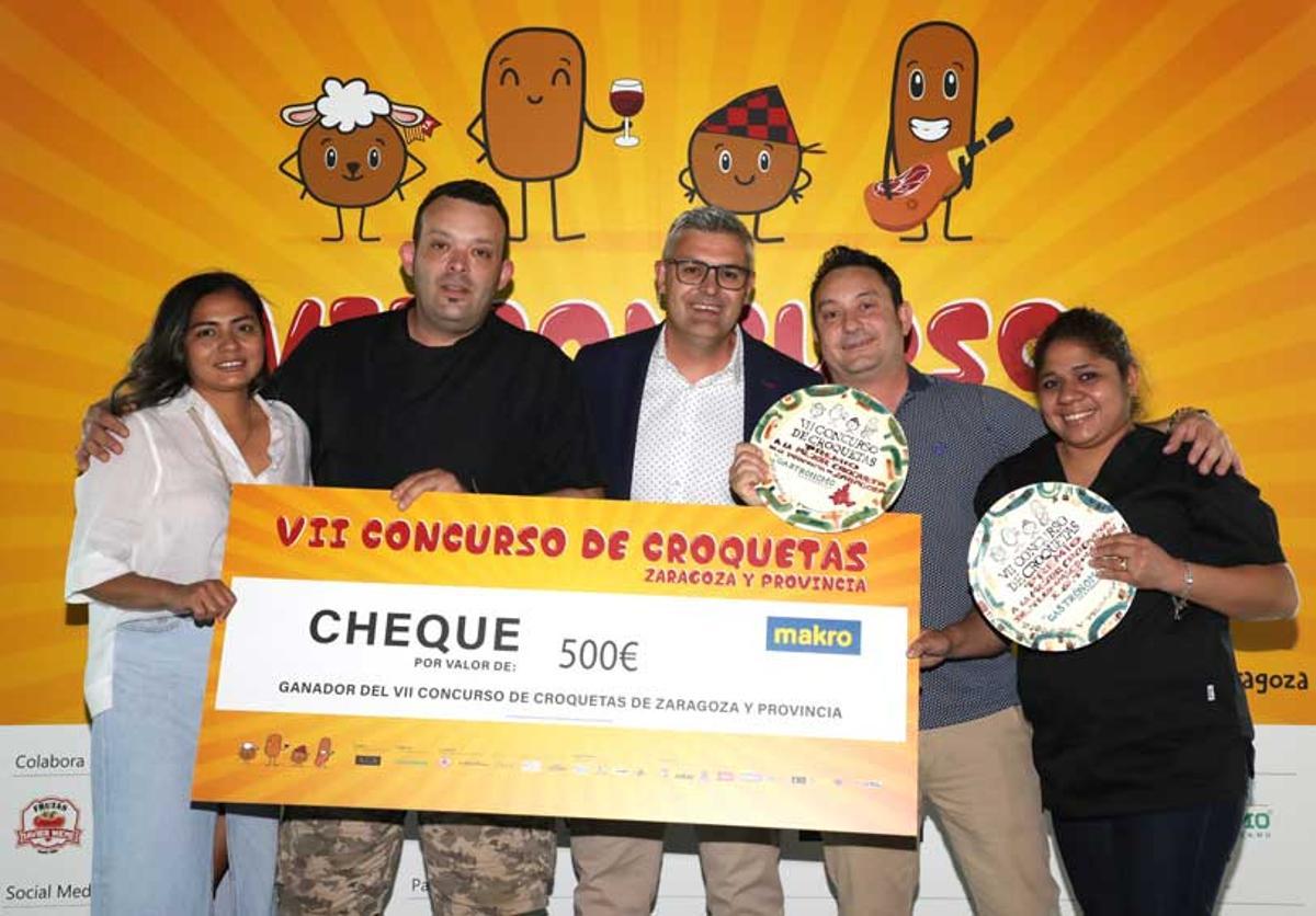 Dalai Valdespartera recogiendo el premio el año pasado