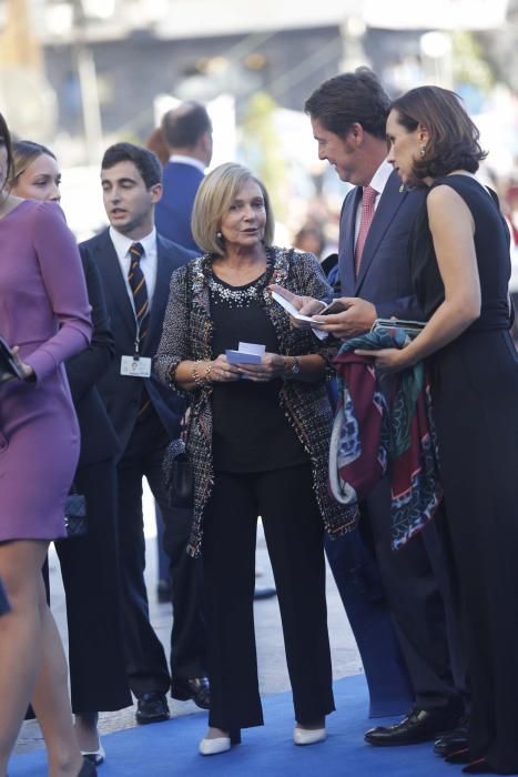 Alfombra azul de los premios "Princesa de Asturias" 2017