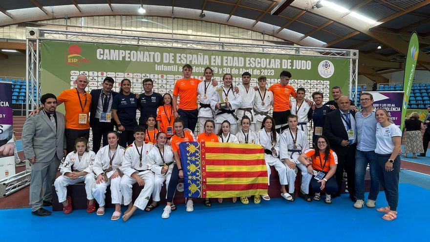 La Comunitat Valenciana conquista el Campeonato de España de judo en edad escolar