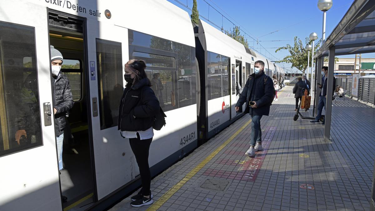 Estación de metro en Paiporta