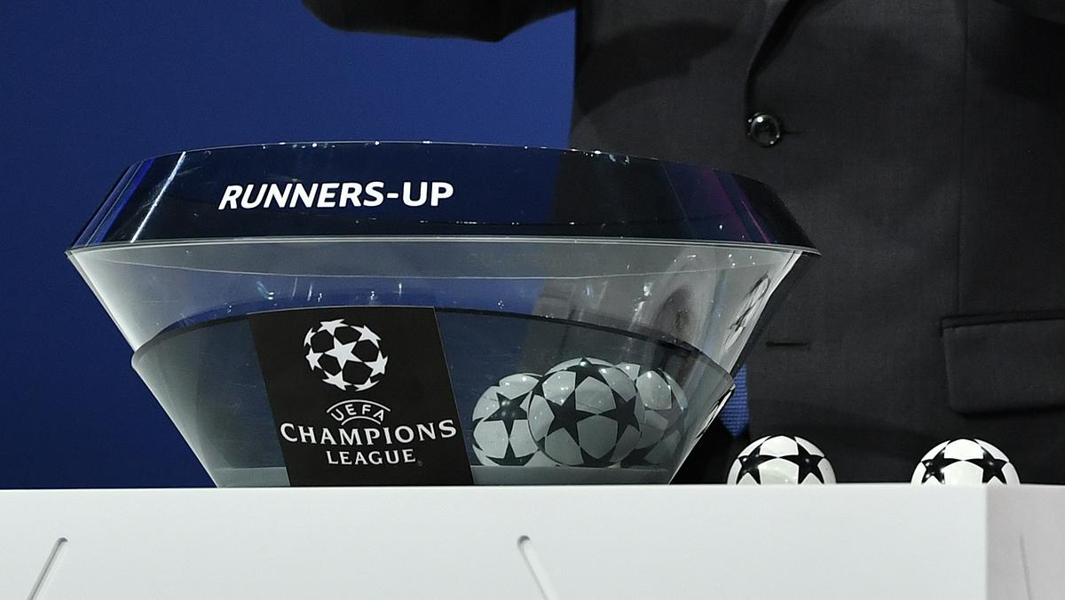 Una momento de un sorteo de la Champions League, en una imagen de archivo.