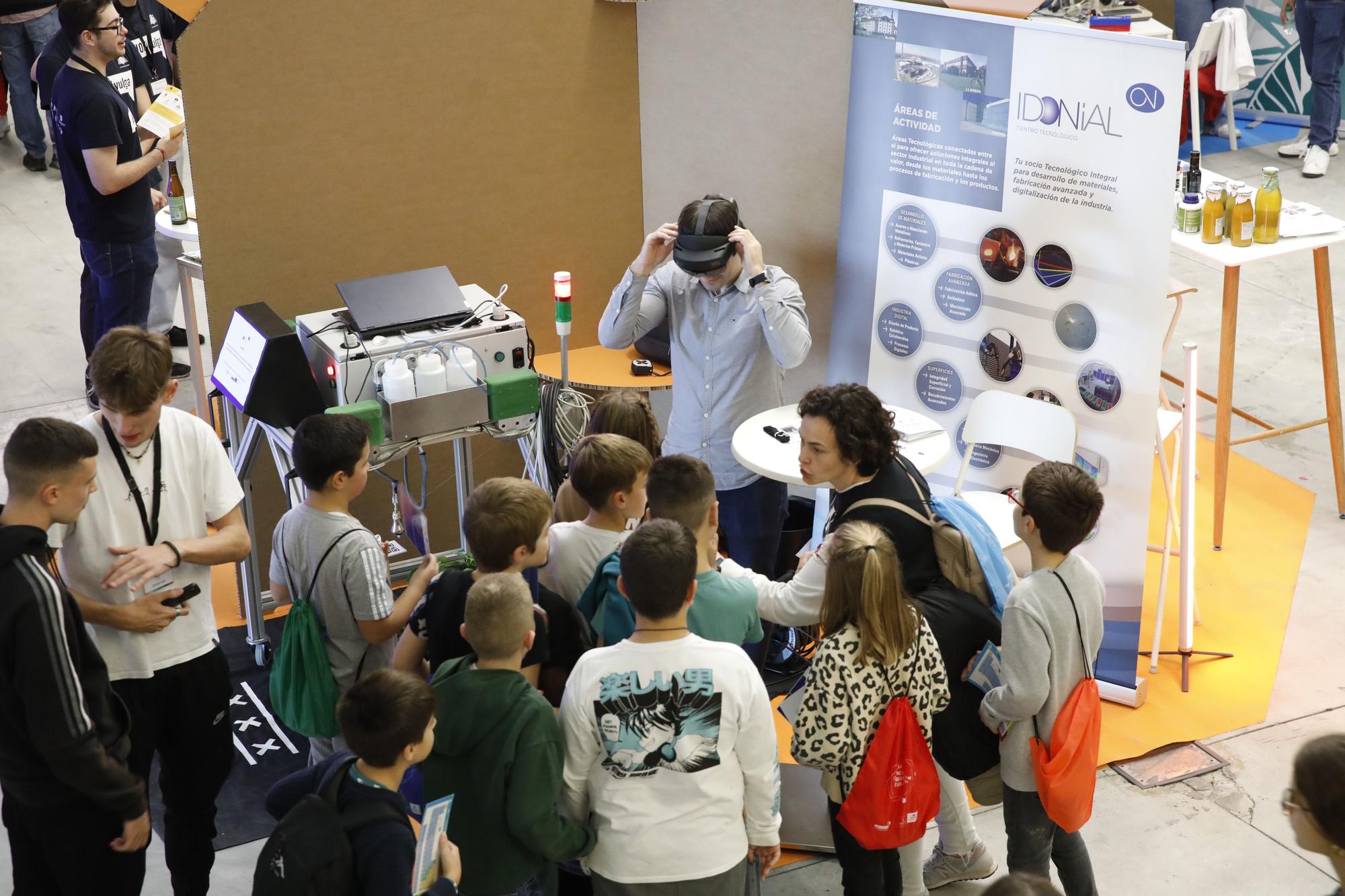 En imágenes: Gijón acoge la I Feria de la Ciencia y la Innovación de Asturias