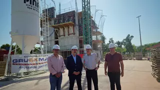 Avanzan las obras de la torre de bomberos más alta de España