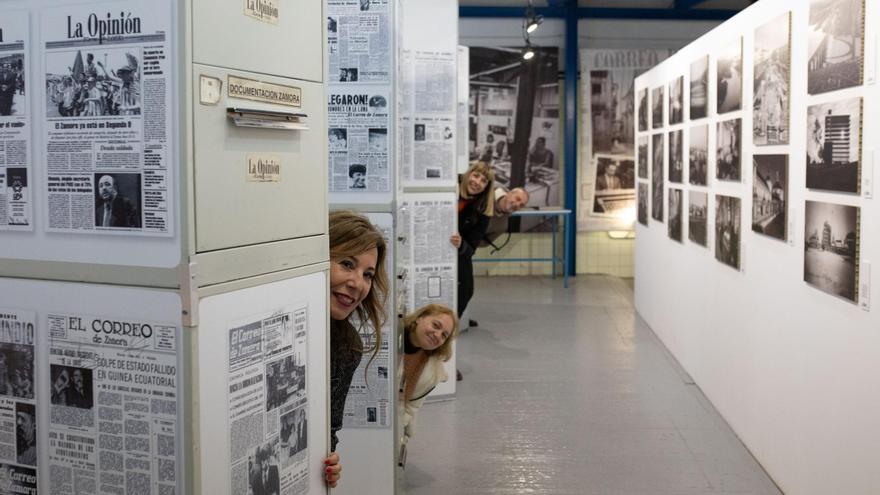 Estudiantes italianos visitan el museo del periódico LA OPINIÓN-EL CORREO DE ZAMORA