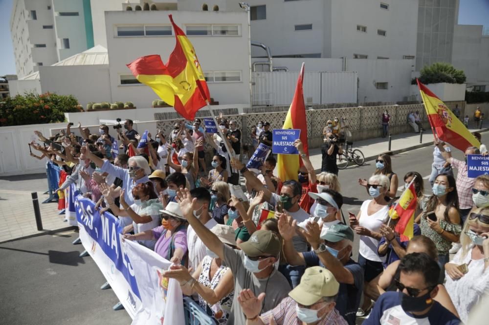 Visita de los Reyes a Mallorca en apoyo a los afectados por la pandemia del coronavirus