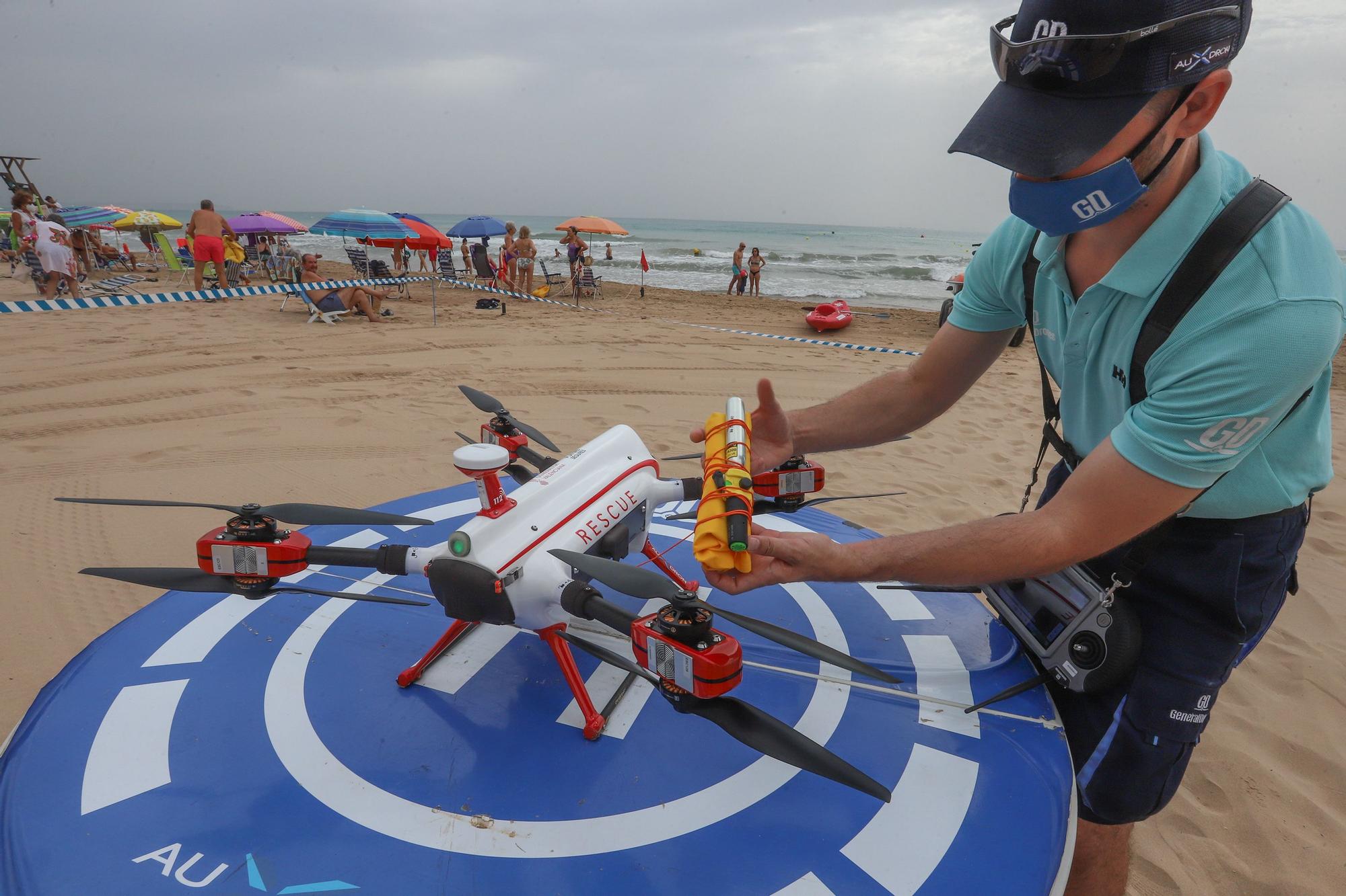 Guardamar del Segura estrena drones como "socorristas"