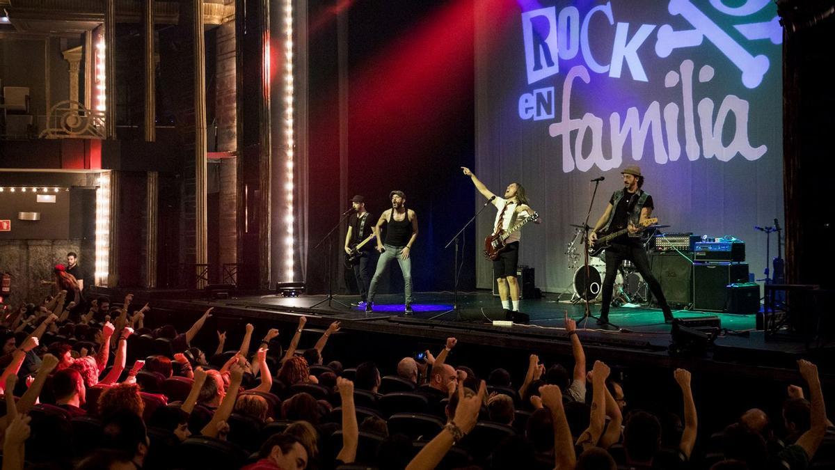 Uno de los conciertos del grupo Rock en Familia.