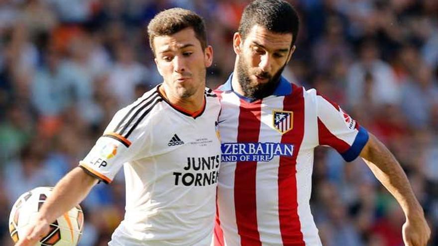 Arda Turan, en un partido ante el Valencia.