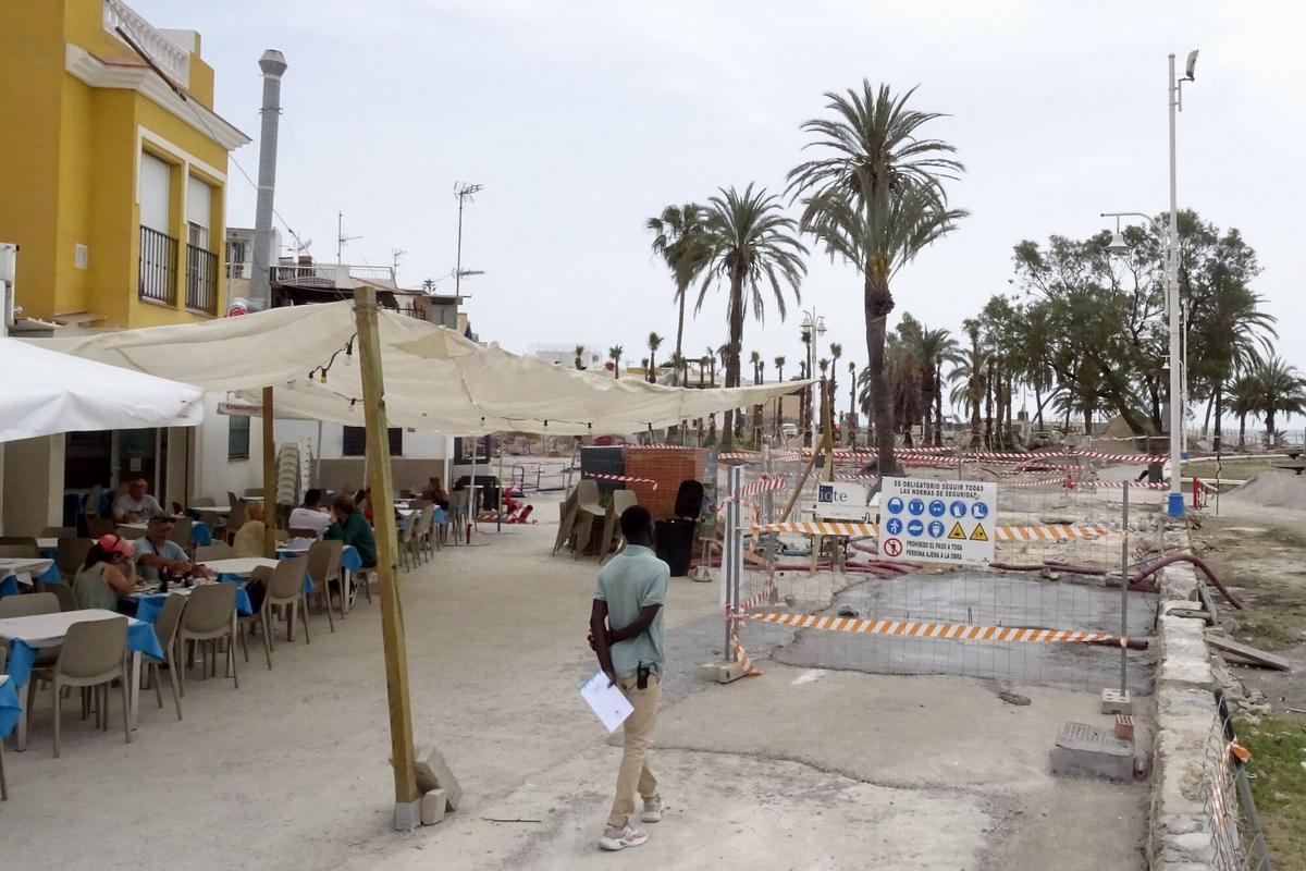 MLG 21-04-2026.-Obras de remodelación del paseo marítimo de Pedregalejo y El Palo