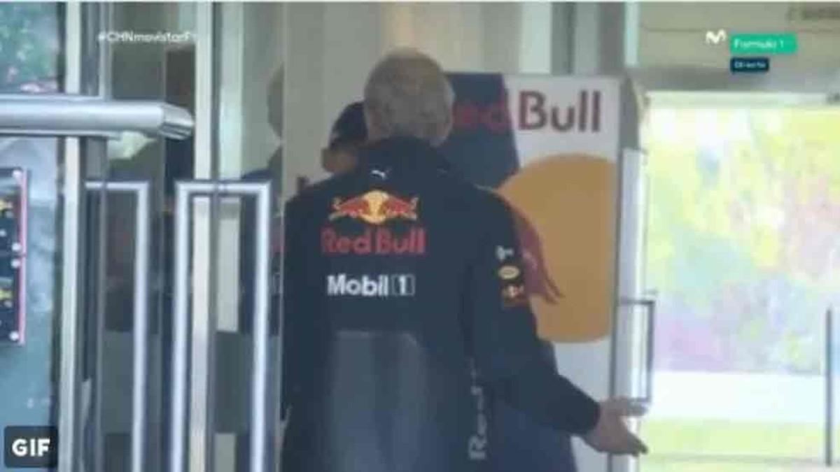 La bronca de Helmut Marko a Verstappen