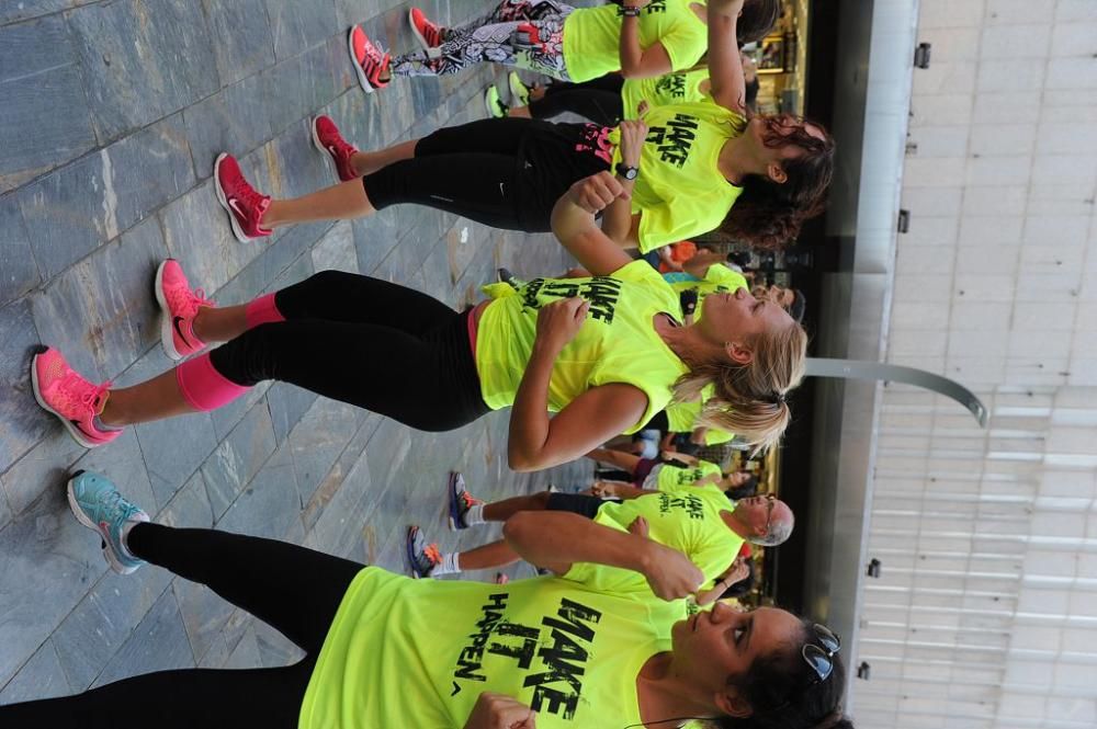 Zumba en la Avenida Libertad