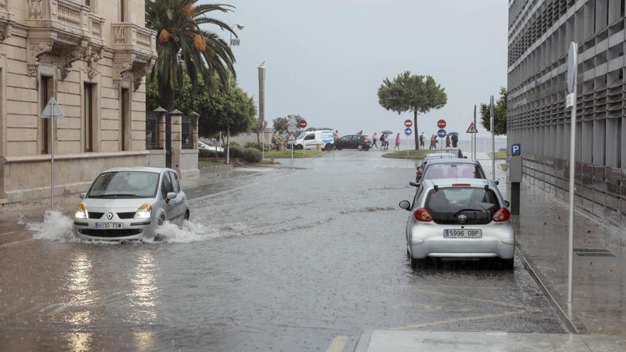 Este lunes vuelven las lluvias ocasionalmente fuertes y las tormentas a Baleares