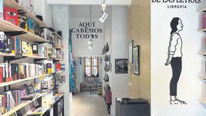 Interior de la librería El Retiro de las Letras, en Madrid