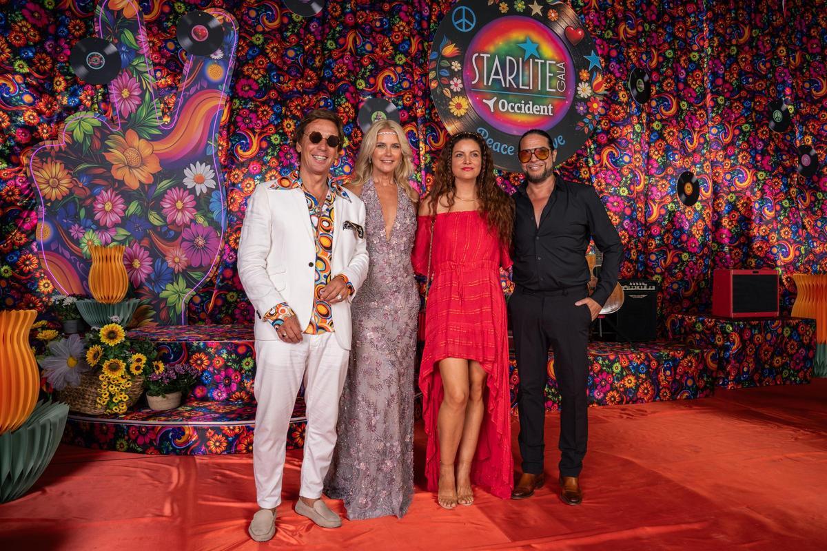 Alejandro Gravier, Valeria Mazza, Mónica Moreno y Joaquín Cortés Alejandro Gravier, Valeria Mazza, Mónica Moreno y Joaquín Cortés