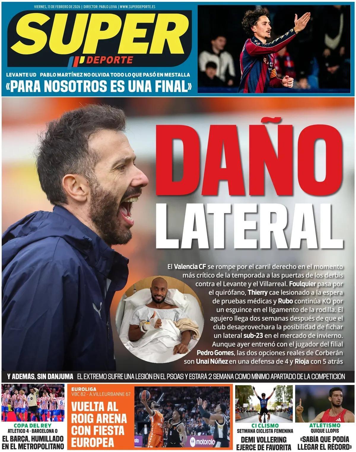 Estas son las portadas de la prensa deportiva de hoy