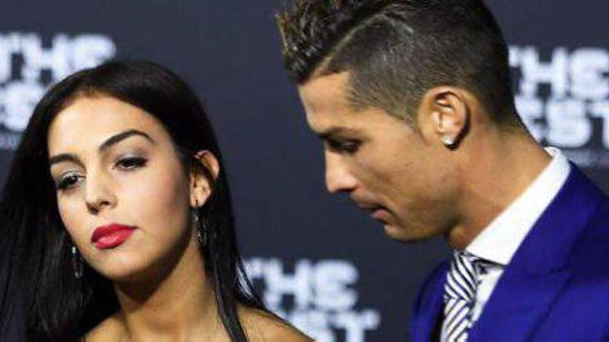 Georgina Rodríguez y Cristiano Ronaldo.