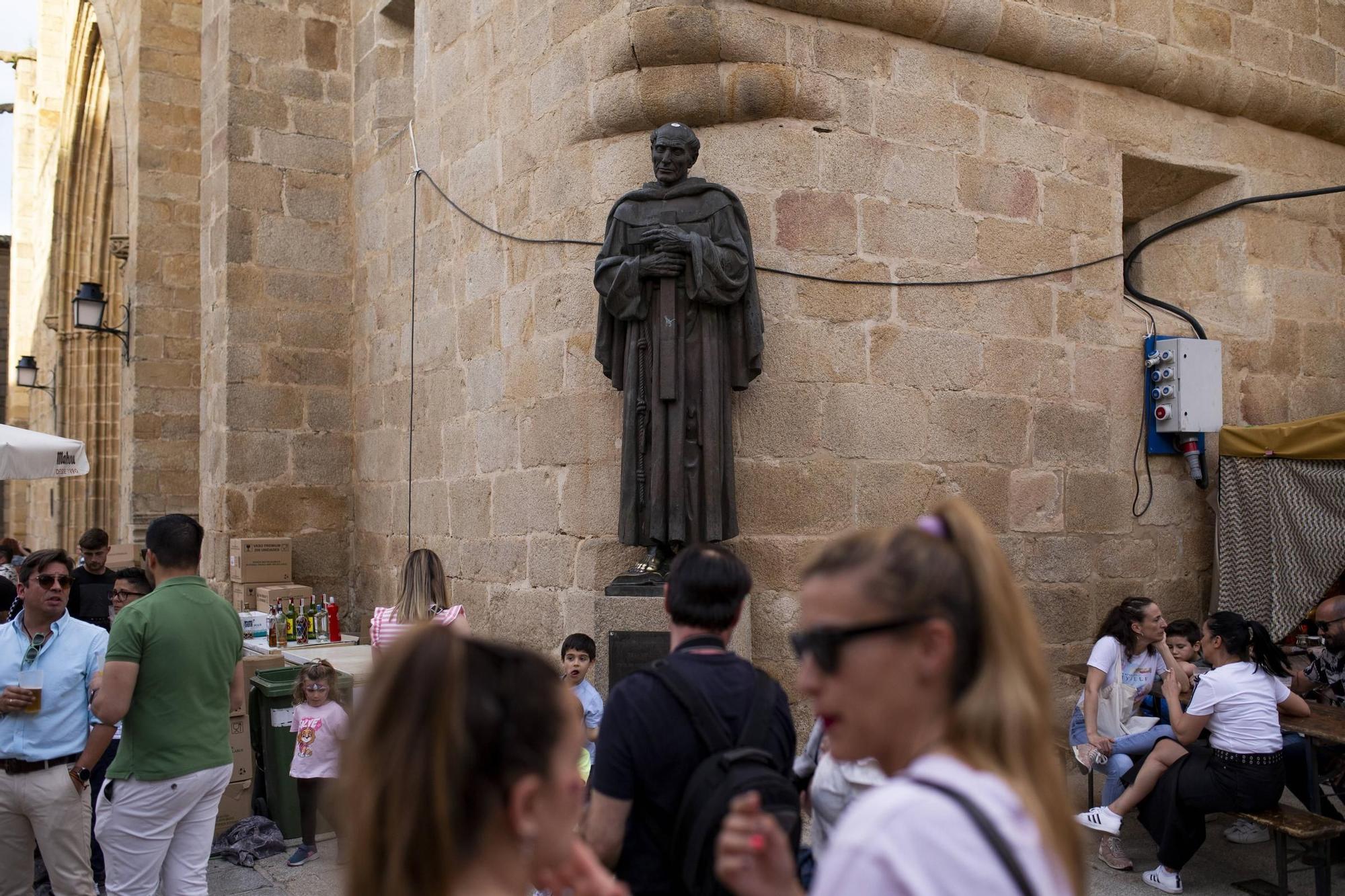 Así se ha desarrollado el sábado en el Mercado de la Primavera de Cáceres