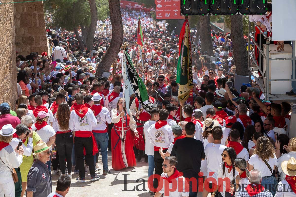 Moros y Cristianos en la mañana del dos de mayo en Caravaca