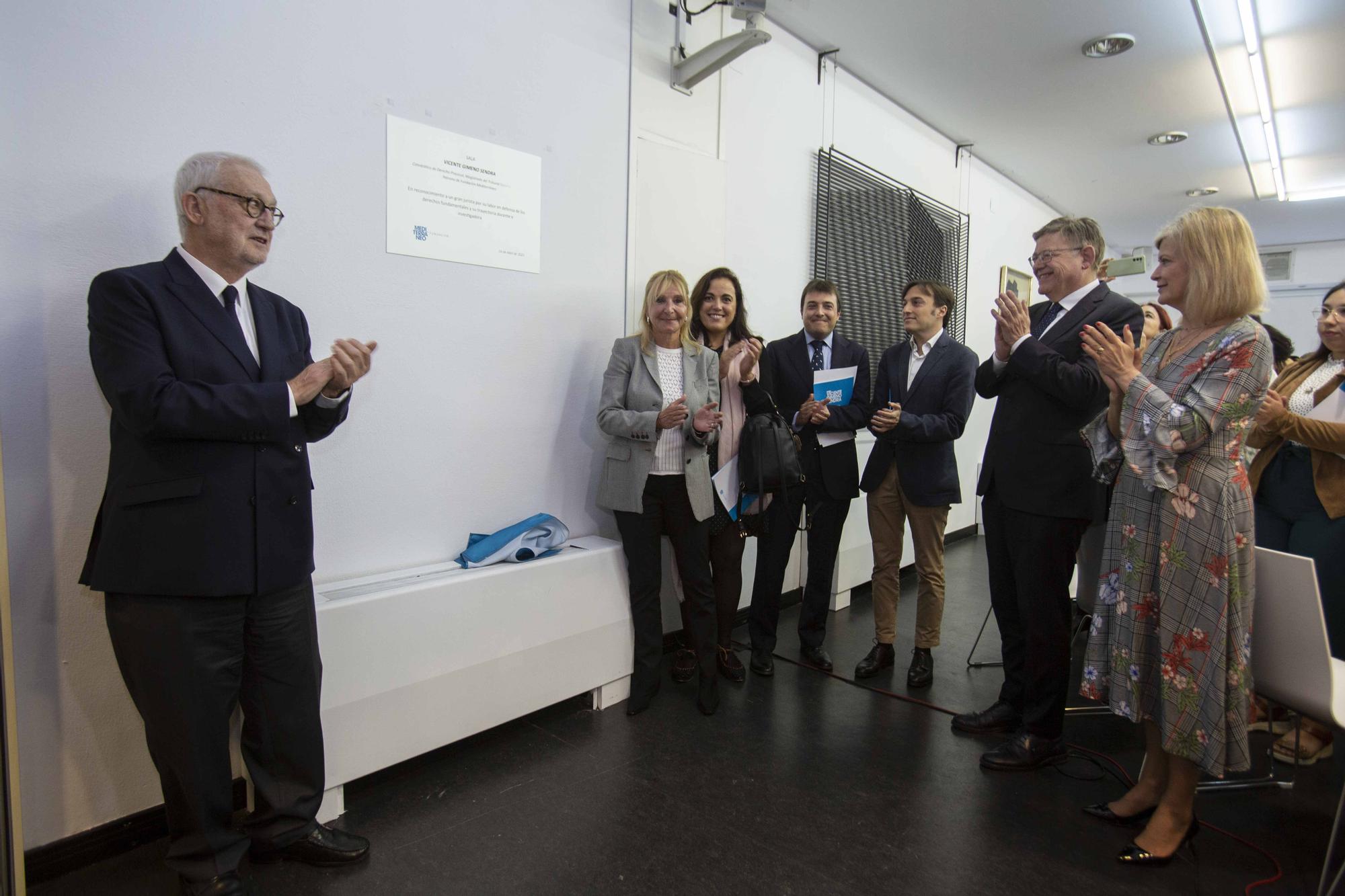 La Fundación Mediterráneo inaugura una sala dedicada a Gimeno Sendra