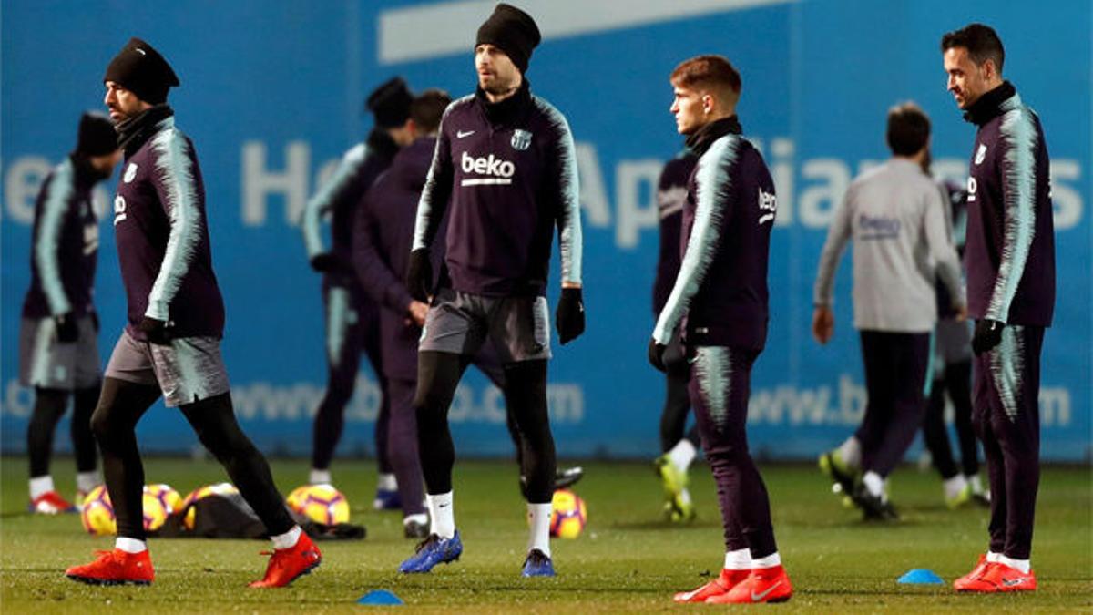 El Barça ultima el partido ante el Leganés sin ningún canterano en el entrenamiento