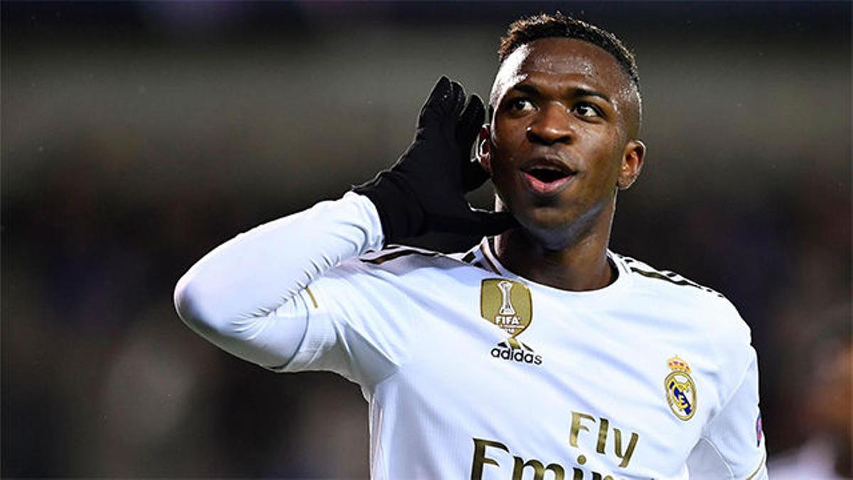 Tardó, pero al fin llegó el primer gol de Vinicius en la Champions