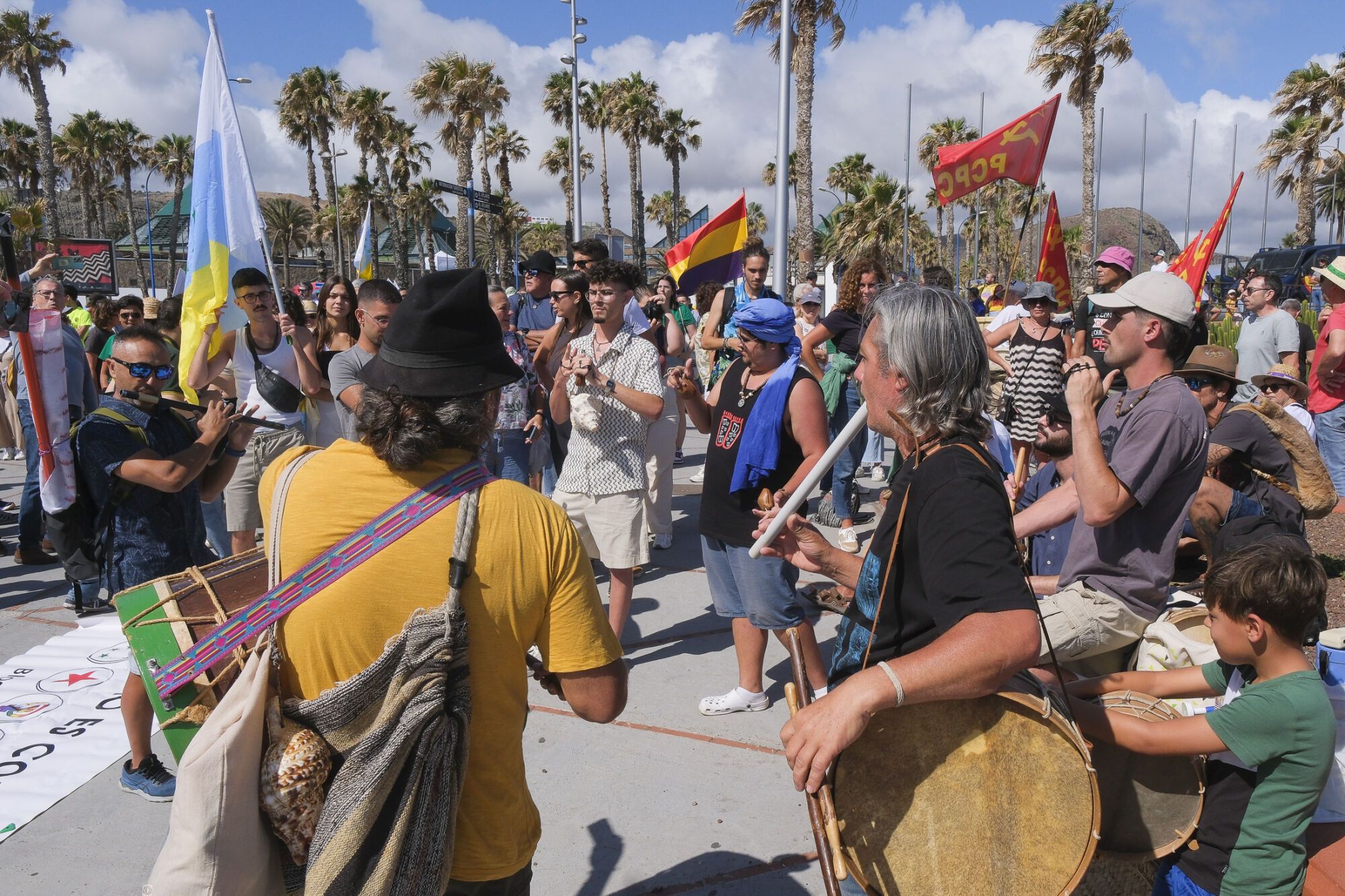 Manifestación Canarias tiene un límite 18M en Las Palmas de Gran Canaria