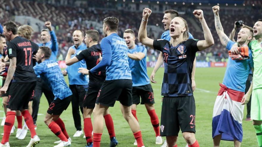 Croacia, en plena celebración.