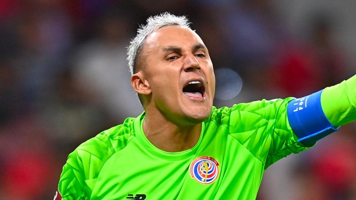 Keylor Navas, durante un partido con Costa Rica